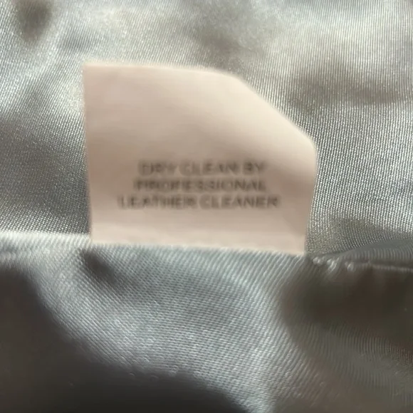 NWT Vintage Karen Kane Blue Leather Studded Jacket Small - Picture 9 of 10